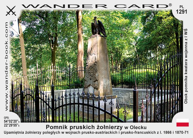 Pomnik pruskich żołnierzy w Olecku