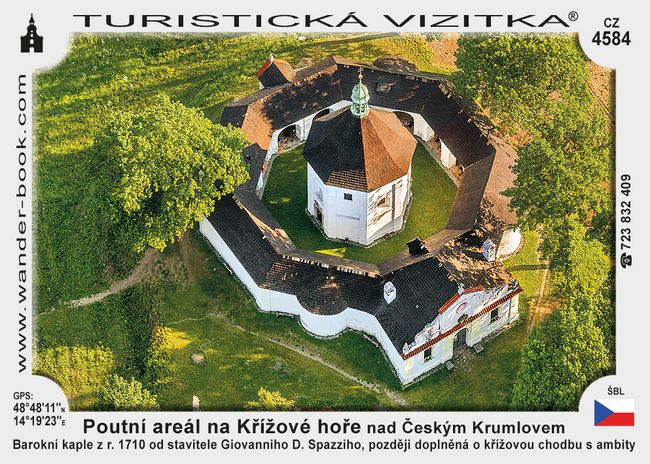 Poutní areál na Křížové hoře nad Českým Krumlovem