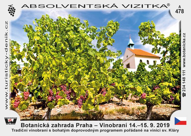 Botanická zahrada Praha – Vinobraní 14.–15. 9. 2019