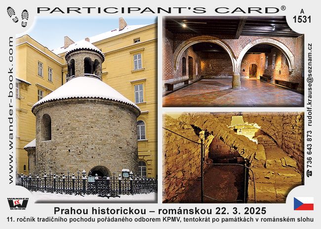 Prahou historickou – románskou 22. 3. 2025