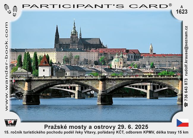Pražské mosty a ostrovy 29. 6. 2025