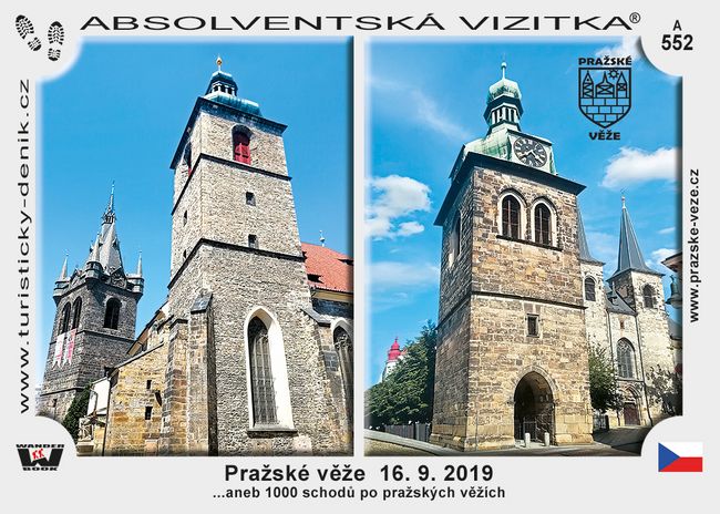 Pražské věže  16. 9. 2019