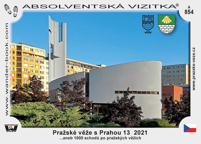 Pražské věže s Prahou 13  2021