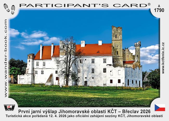 První jarní výšlap Jihomoravské oblasti KČT – Břeclav 2026