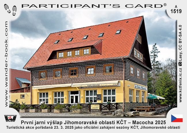 První jarní výšlap Jihomoravské oblasti KČT – Macocha 2025