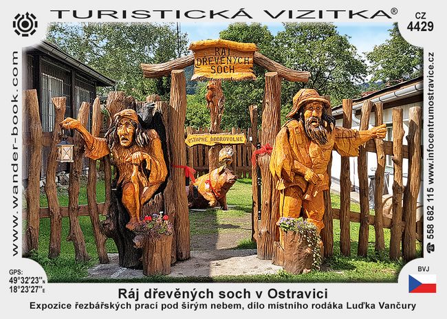 Ráj dřevěných soch v Ostravici