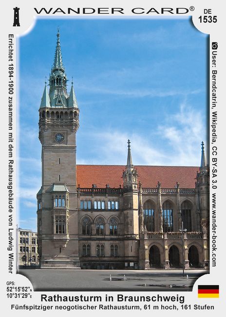 Rathausturm in Braunschweig