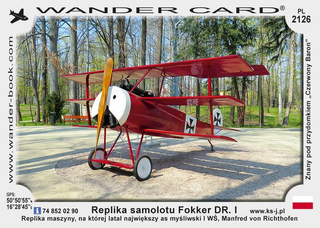 Replika samolotu Fokker DR. I