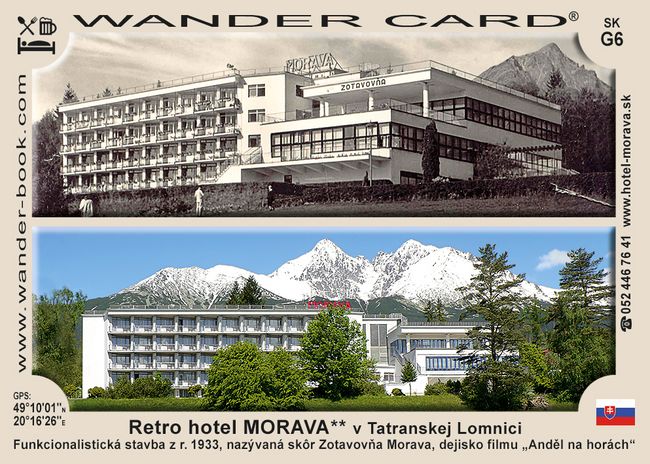 Retro hotel MORAVA** v Tatranskej Lomnici
