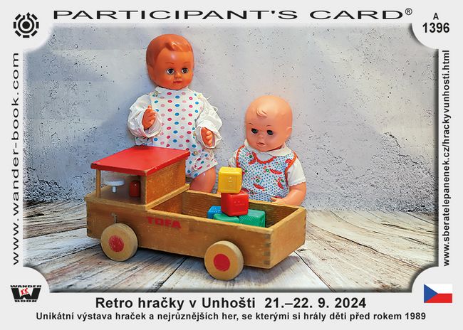 Retro hračky v Unhošti  21.–22. 9. 2024