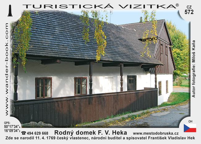 Rodný domek F. V. Heka