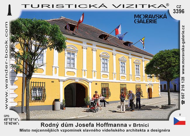 Rodný dům Josefa Hoffmanna v Brtnici