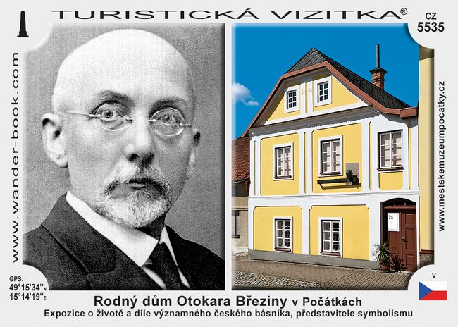Rodný dům Otokara Březiny v Počátkách