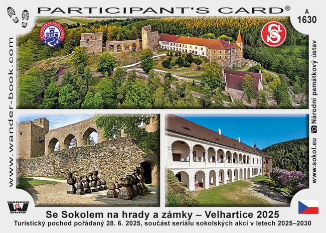 Se Sokolem na hrady a zámky – Velhartice 2025