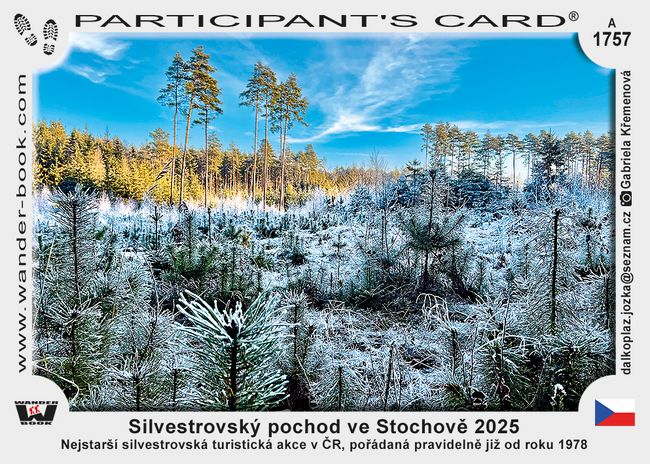 Silvestrovský pochod ve Stochově 2025