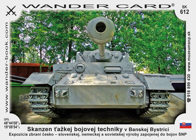 Skanzen ťažkej bojovej techniky v Banskej Bystrici