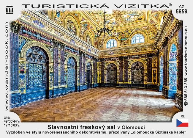 Slavnostní freskový sál v Olomouci