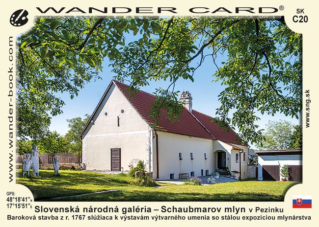 Slovenská národná galéria – Schaubmarov mlyn v Pezinku