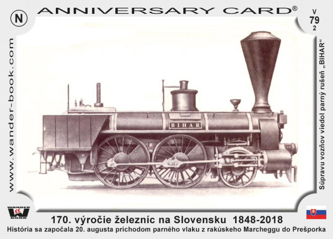 Slovensko 170 vyrocie zeleznic