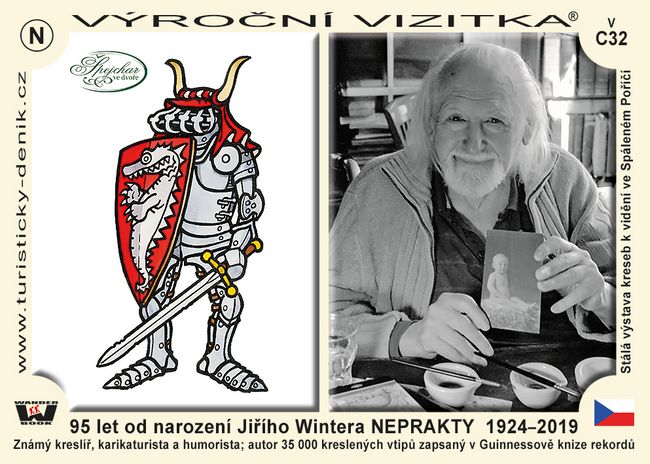 95 let od narození Jiřího Wintera NEPRAKTY  1924–2019