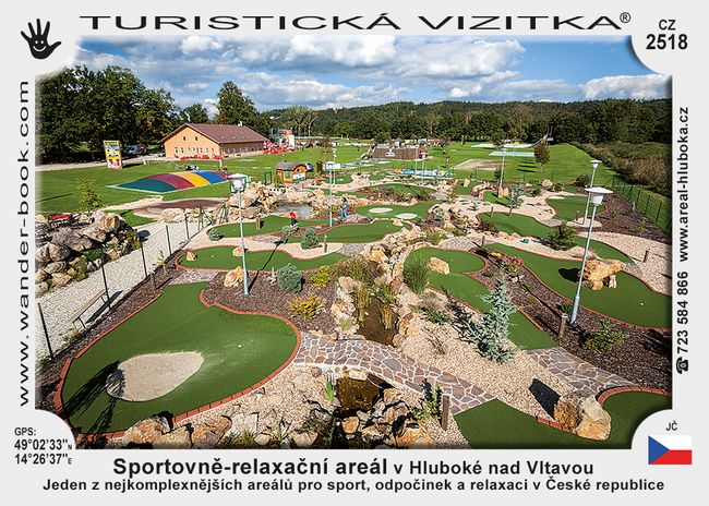 Sportovně-relaxační areál v Hluboké nad Vltavou