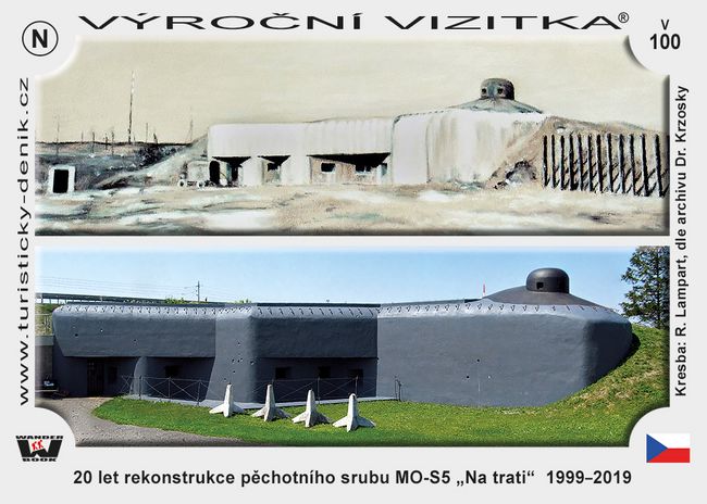 20 let rekonstrukce pěchotního srubu MO-S5 „Na trati“  1999–2019