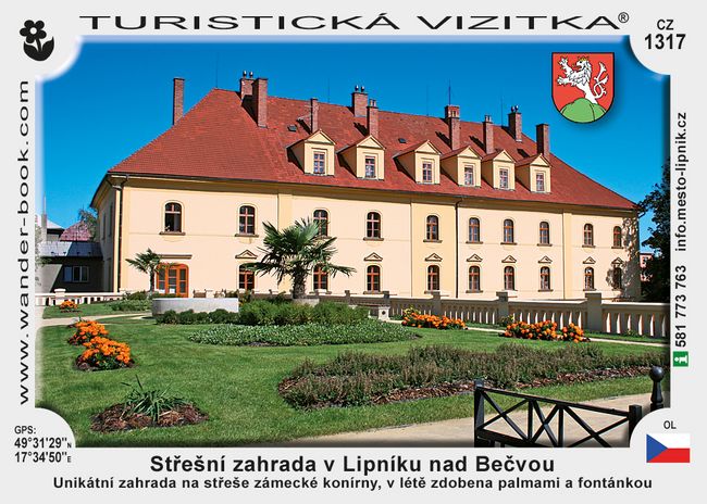 Střešní zahrada v Lipníku nad Bečvou