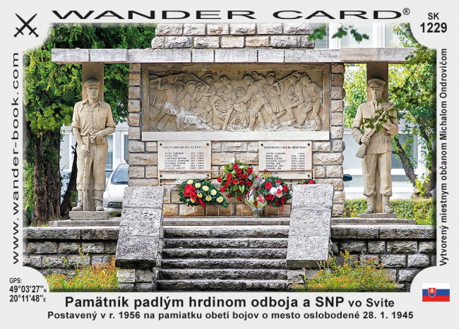 Pamätník padlým hrdinom odboja a SNP vo Svite