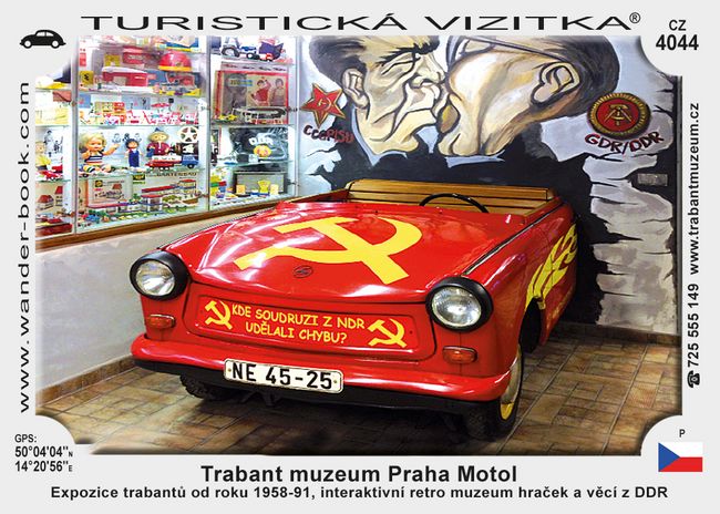 Trabant muzeum Praha Motol
