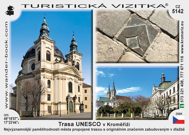 Trasa UNESCO v Kroměříži