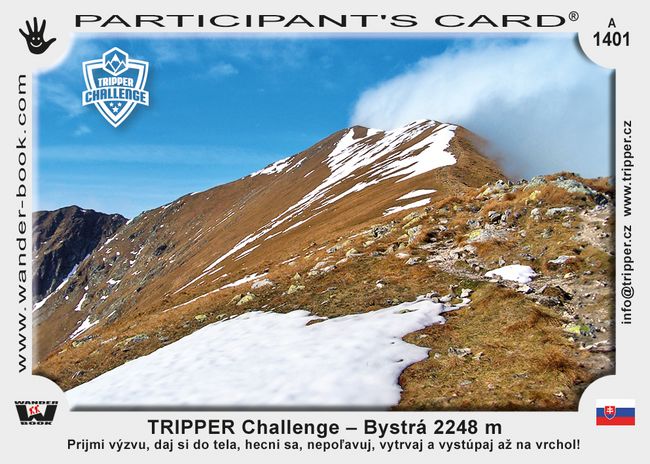 TRIPPER Challenge – Bystrá 2248 m