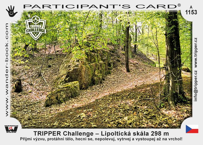 TRIPPER Challenge – Lipoltická skála 298 m
