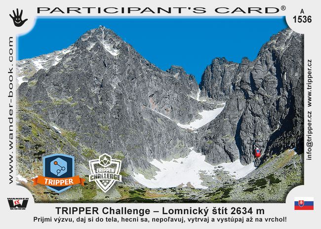 TRIPPER Challenge – Lomnický štít 2634 m