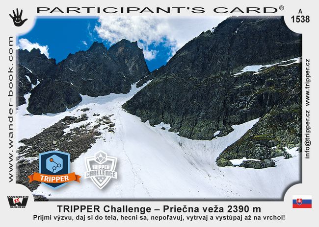 TRIPPER Challenge – Priečna veža 2390 m