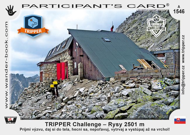 TRIPPER Challenge – Rysy 2501 m