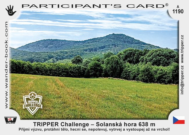 TRIPPER Challenge – Solanská hora 638 m