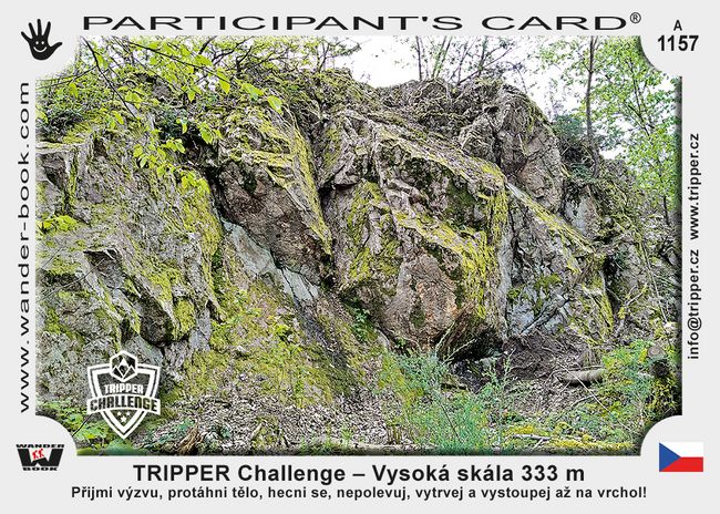 TRIPPER Challenge – Vysoká skála 333 m