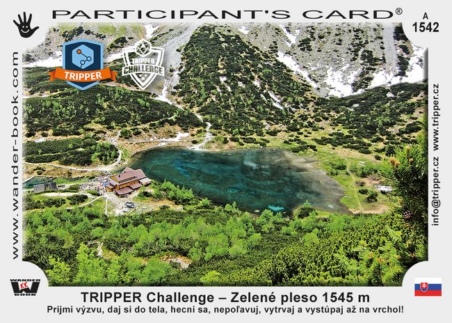 TRIPPER Challenge – Zelené pleso 1545 m