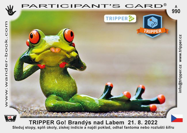 TRIPPER Go! Brandýs nad Labem  21.8.2022
