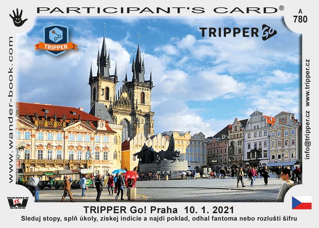 TRIPPER Go! Praha  10. 1. 2021