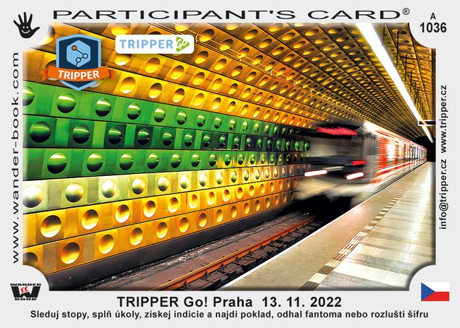 TRIPPER Go! Praha  13. 11. 2022