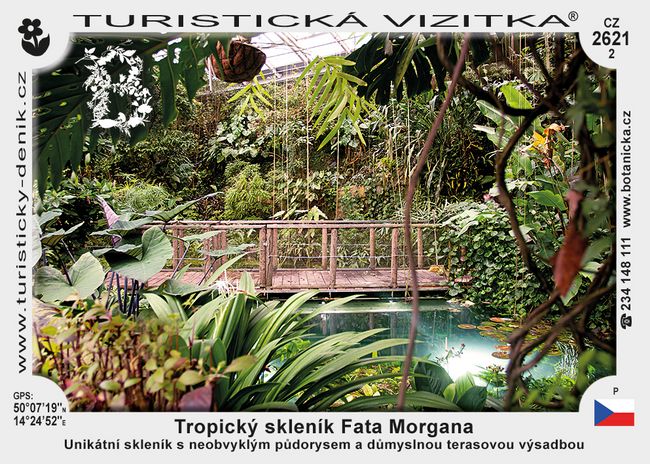 Botanická zahrada Praha – Tropický skleník Fata Morgana