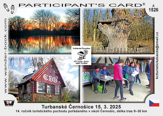 Turbanské Černošice 15. 3. 2025