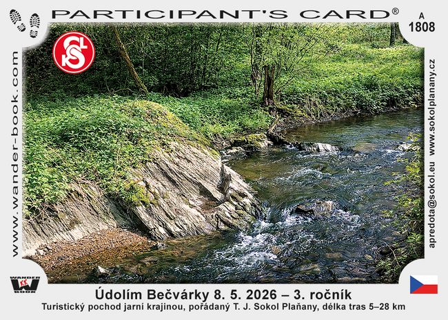 Údolím Bečvárky 8. 5. 2026 – 3. ročník