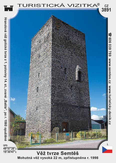 Věž tvrze Semtěš