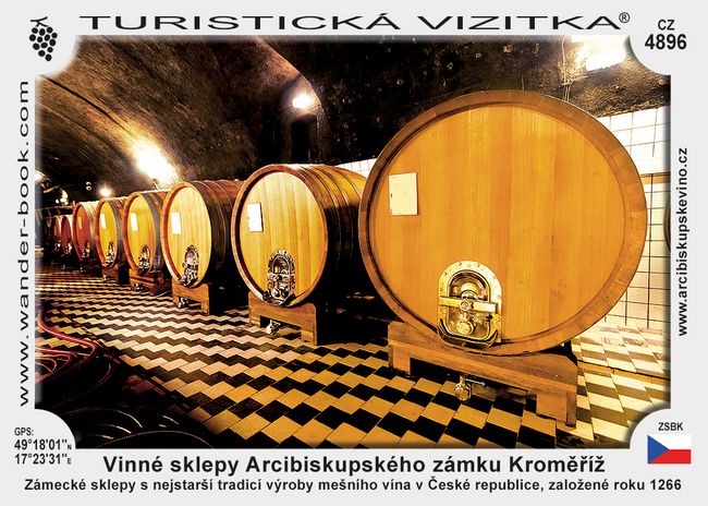 Vinné sklepy Arcibiskupského zámku Kroměříž