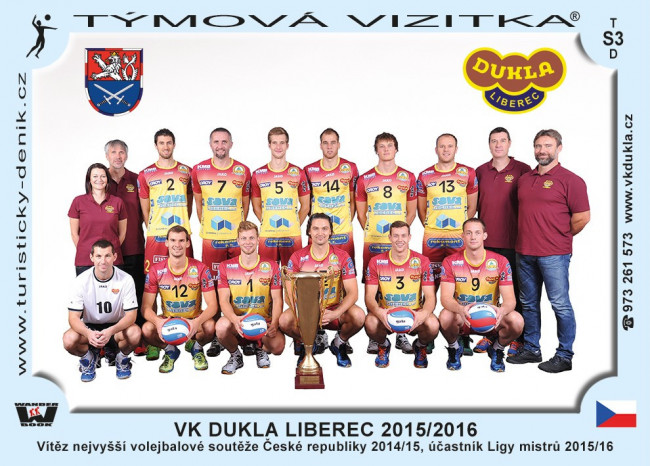VK Dukla Liberec 2015/2016