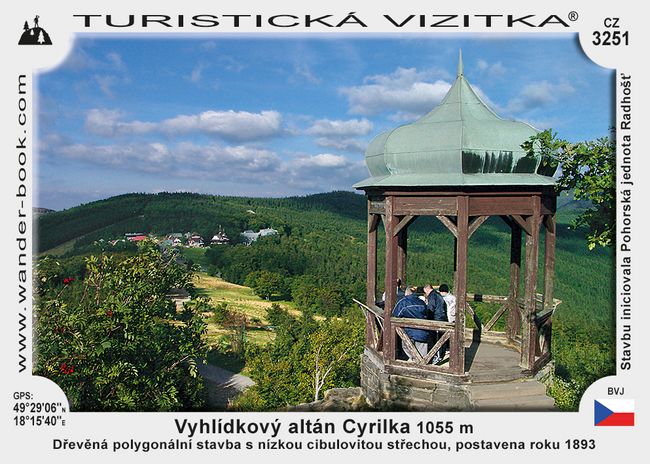 Vyhlídkový altán Cyrilka