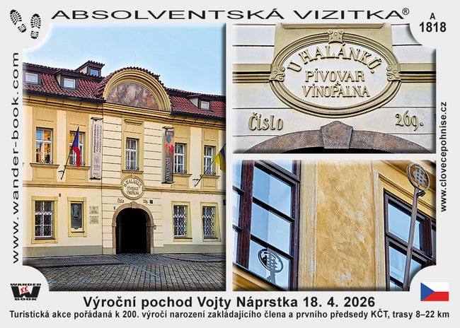 Výroční pochod Vojty Náprstka 18. 4. 2026