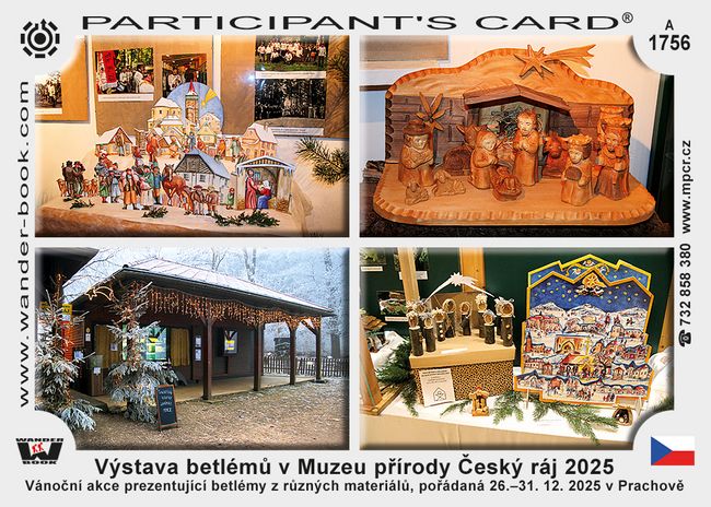 Výstava betlémů v Muzeu přírody Český ráj 2025